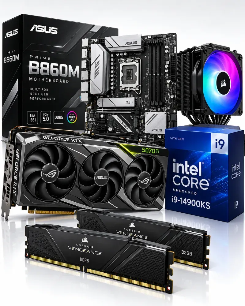 Placa de vídeo e peças para upgrade de PC gamer